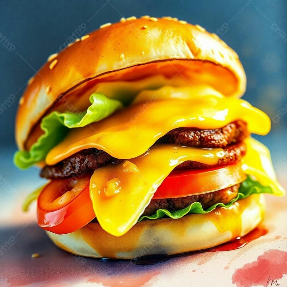 Imagem Gratis De Hamburguer Artesanal Realista Free Hamburgueria Burguer