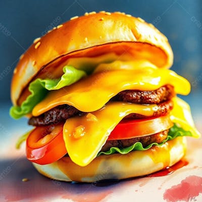 Imagem Gratis De Hamburguer Artesanal Realista Free Hamburgueria Burguer