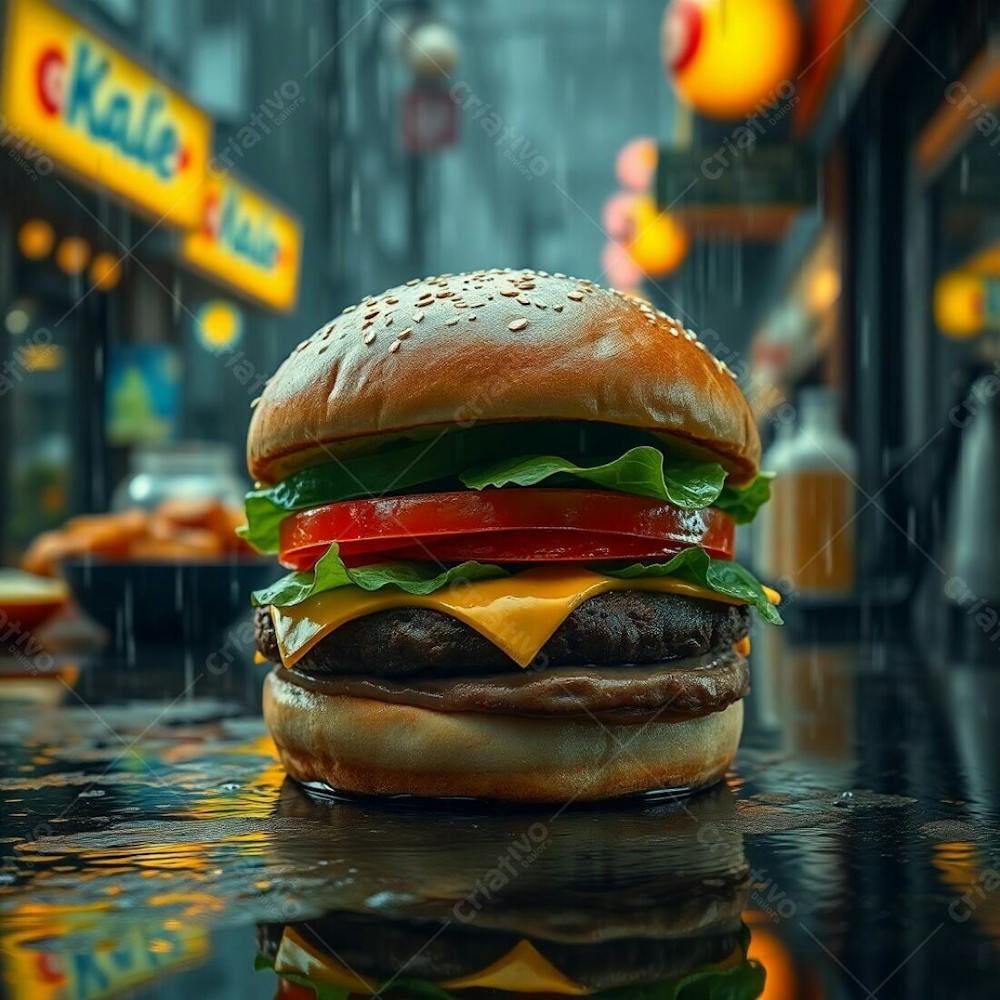 Imagem Gratis De Hamburguer Artesanal Realista Free Hamburgueria Burguer