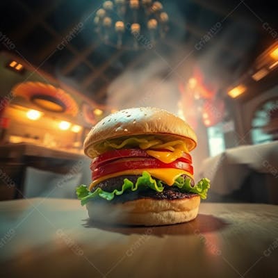 Imagem Gratis De Hamburguer Artesanal Realista Free Hamburgueria Burguer