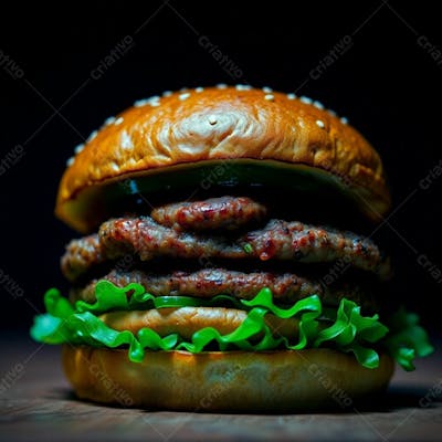 Imagem Gratis De Hamburguer Artesanal Realista Free Hamburgueria Burguer
