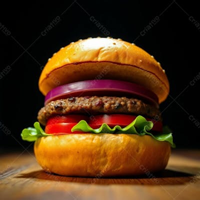 Imagem Gratis De Hamburguer Artesanal Realista Free Hamburgueria Burguer