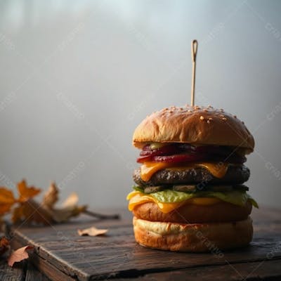 Imagem Gratis De Hamburguer Artesanal Realista Free Hamburgueria Burguer