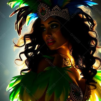 Imagem Gratuita Musa Do Carnaval Gerada Por Inteligência Artificial