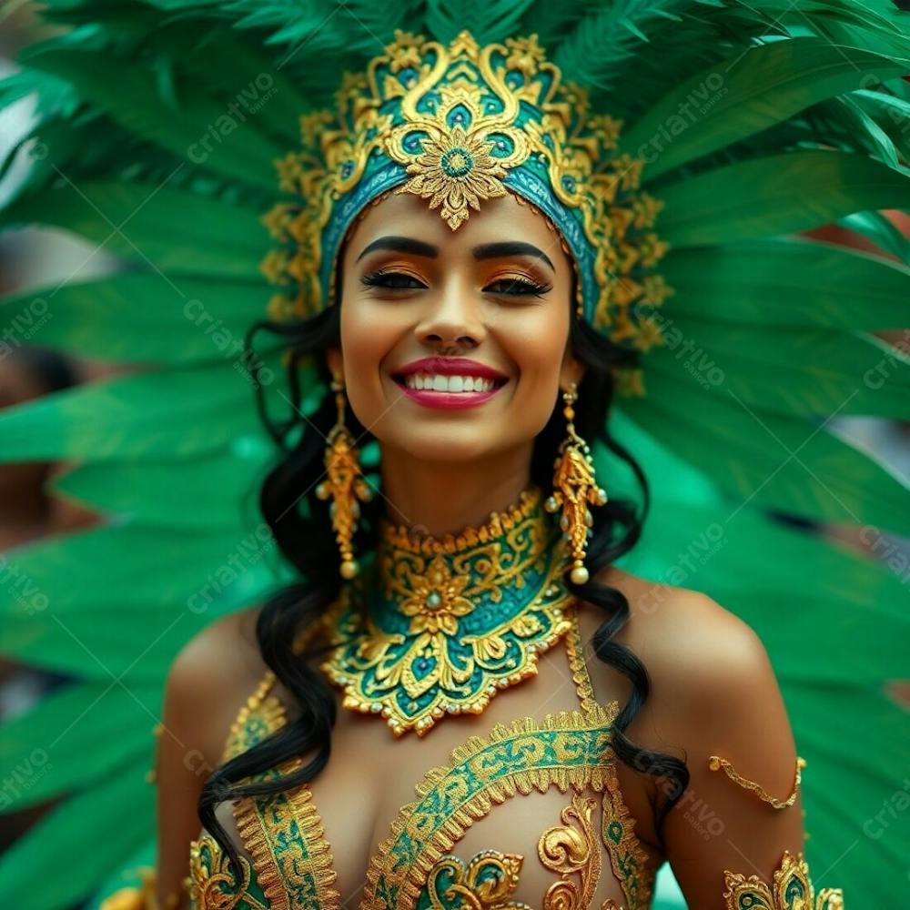 Imagem Gratuita Musa Do Carnaval Gerada Por Inteligência Artificial