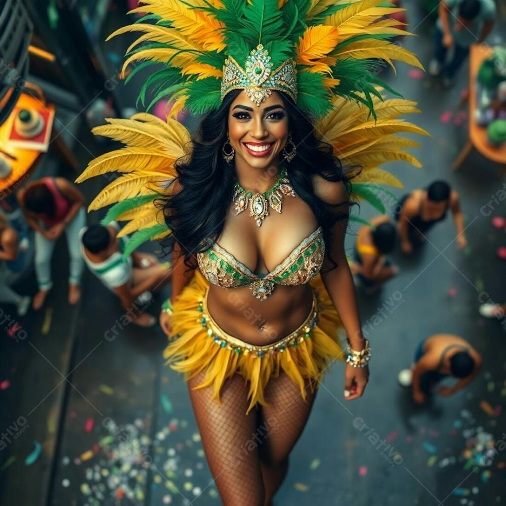 Imagem Gratuita Musa Do Carnaval Gerada Por Inteligência Artificial