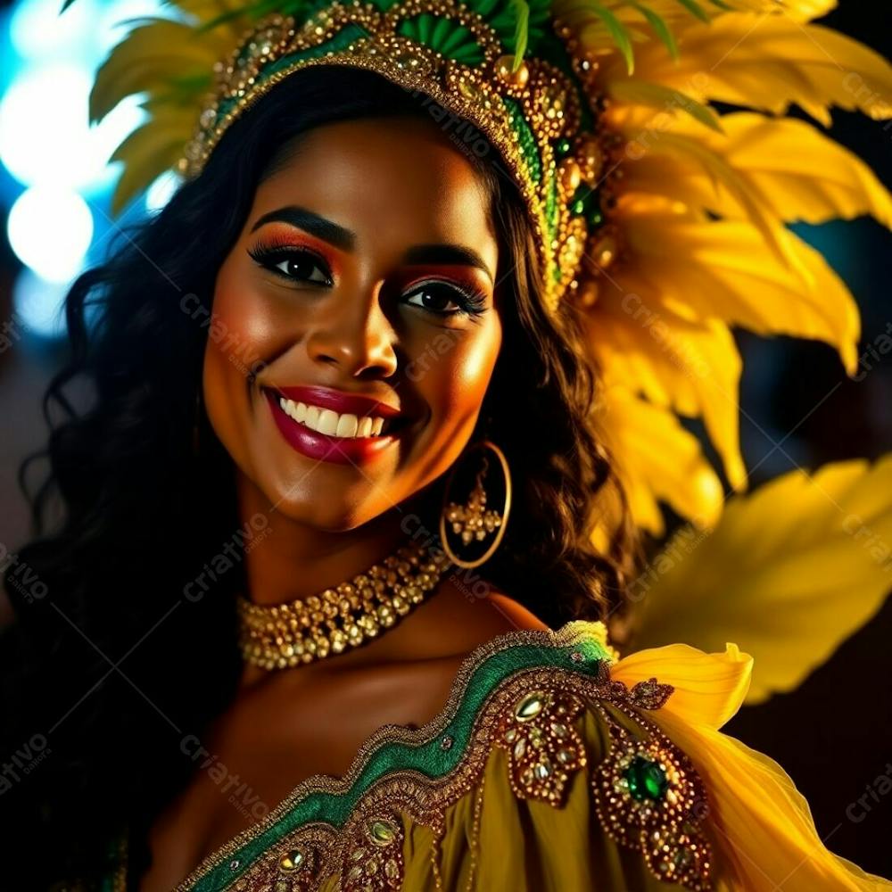 Imagem Gratuita Musa Do Carnaval Gerada Por Inteligência Artificial