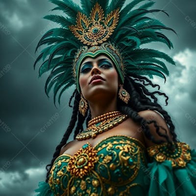 Imagem Gratuita Musa Do Carnaval Gerada Por Inteligência Artificial