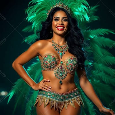 Imagem Gratuita Musa Do Carnaval Gerada Por Inteligência Artificial
