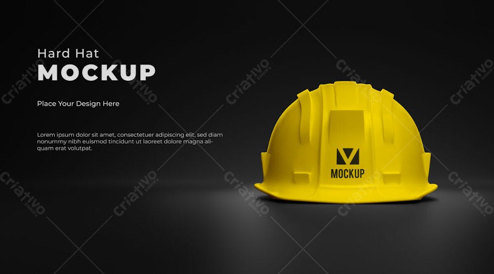 3D Rendering Hard Hat Mokcup