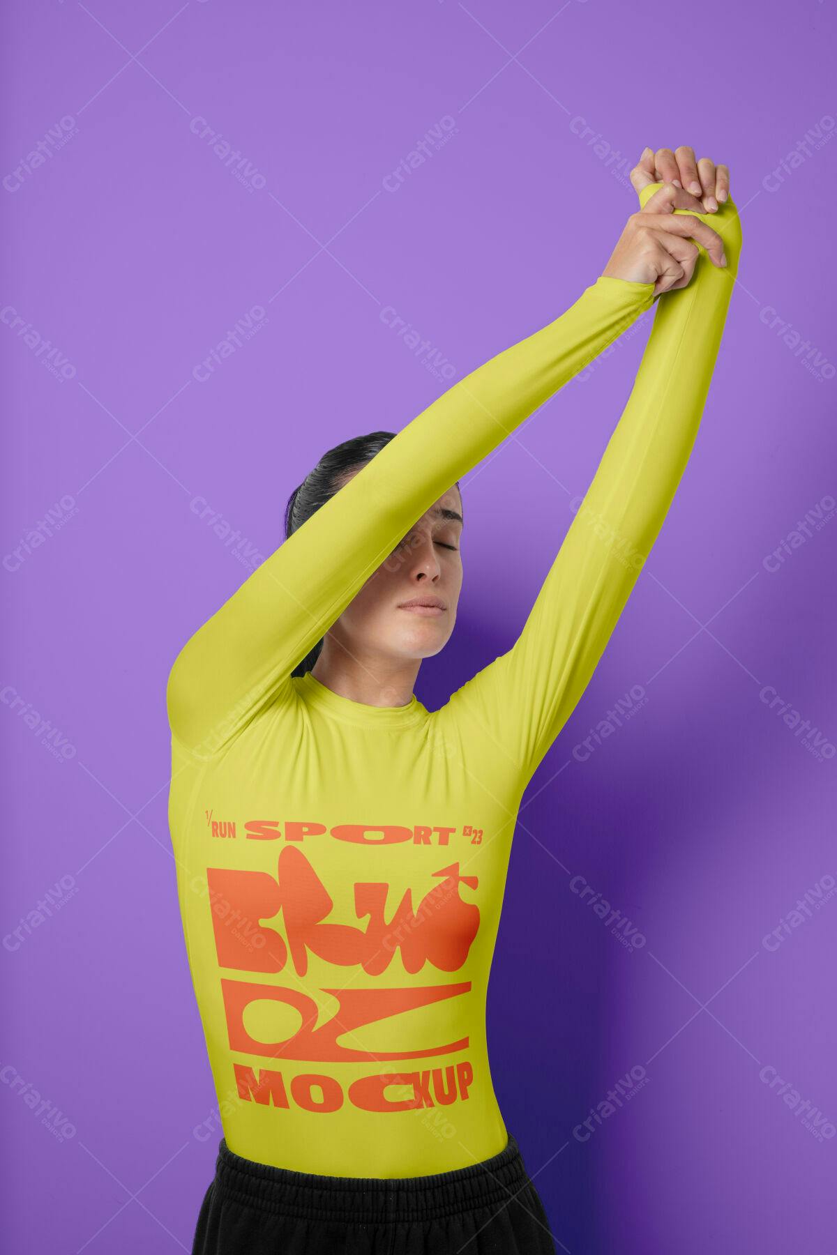 Mockup Camiseta Esporte 2023 PSD Editável