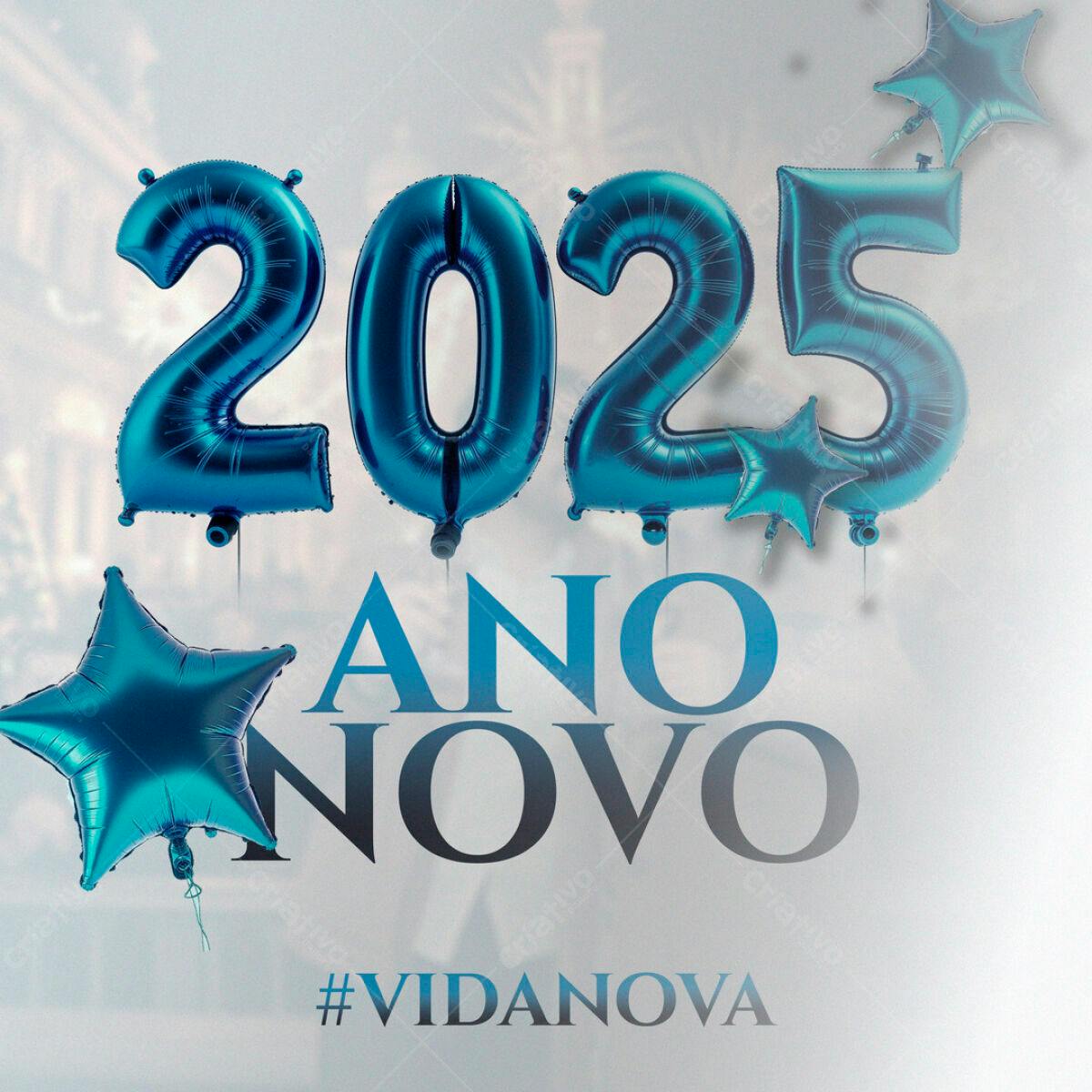 Flyer Ano Novo 2025 PSD Editável