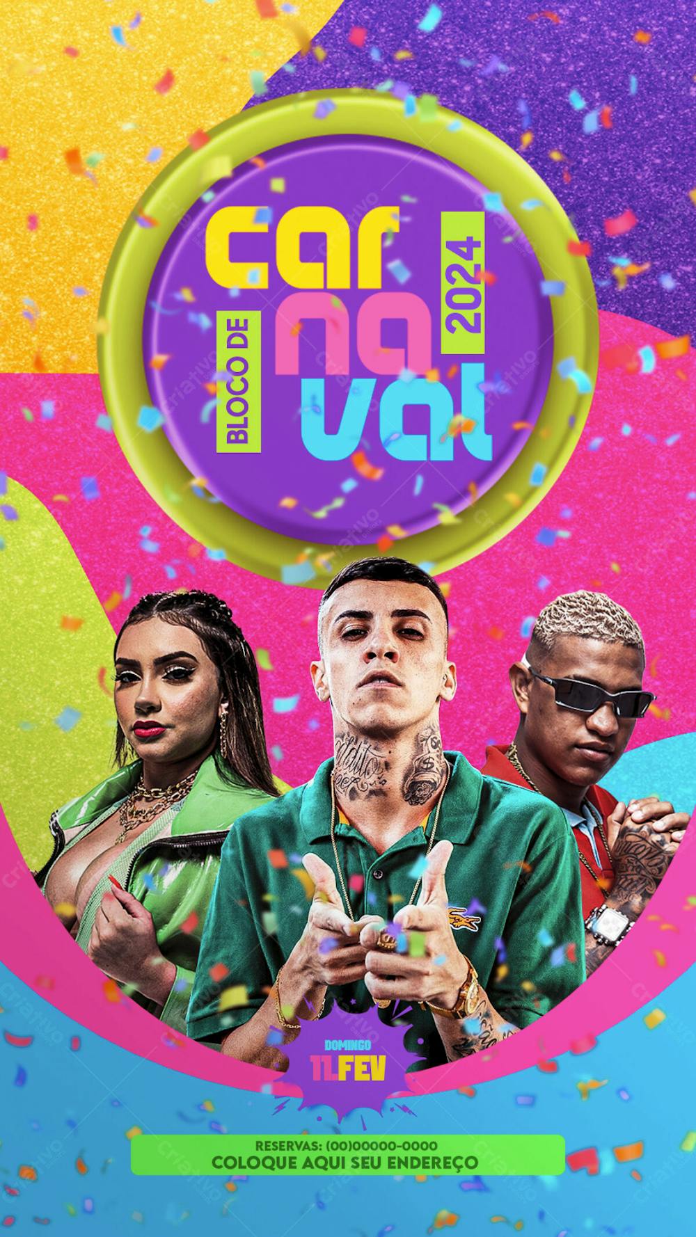 25 Bloco De Carnaval 2024 Story