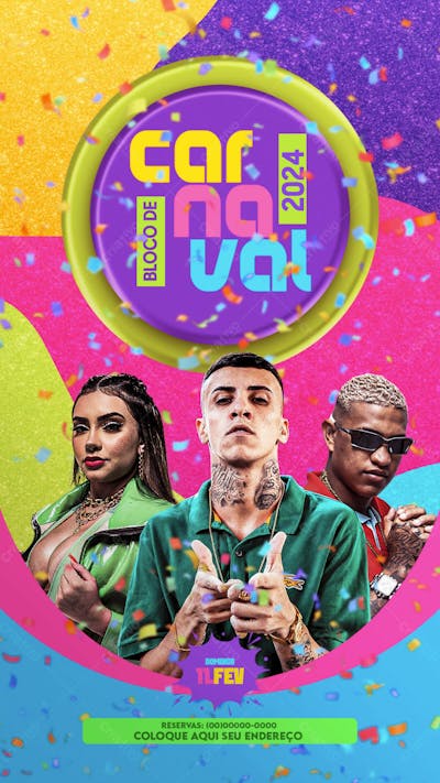 25 Bloco De Carnaval 2024 Story