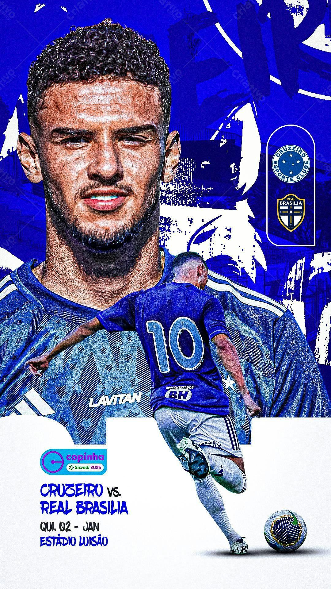 Flyer Jogo de Futebol PSD Editável