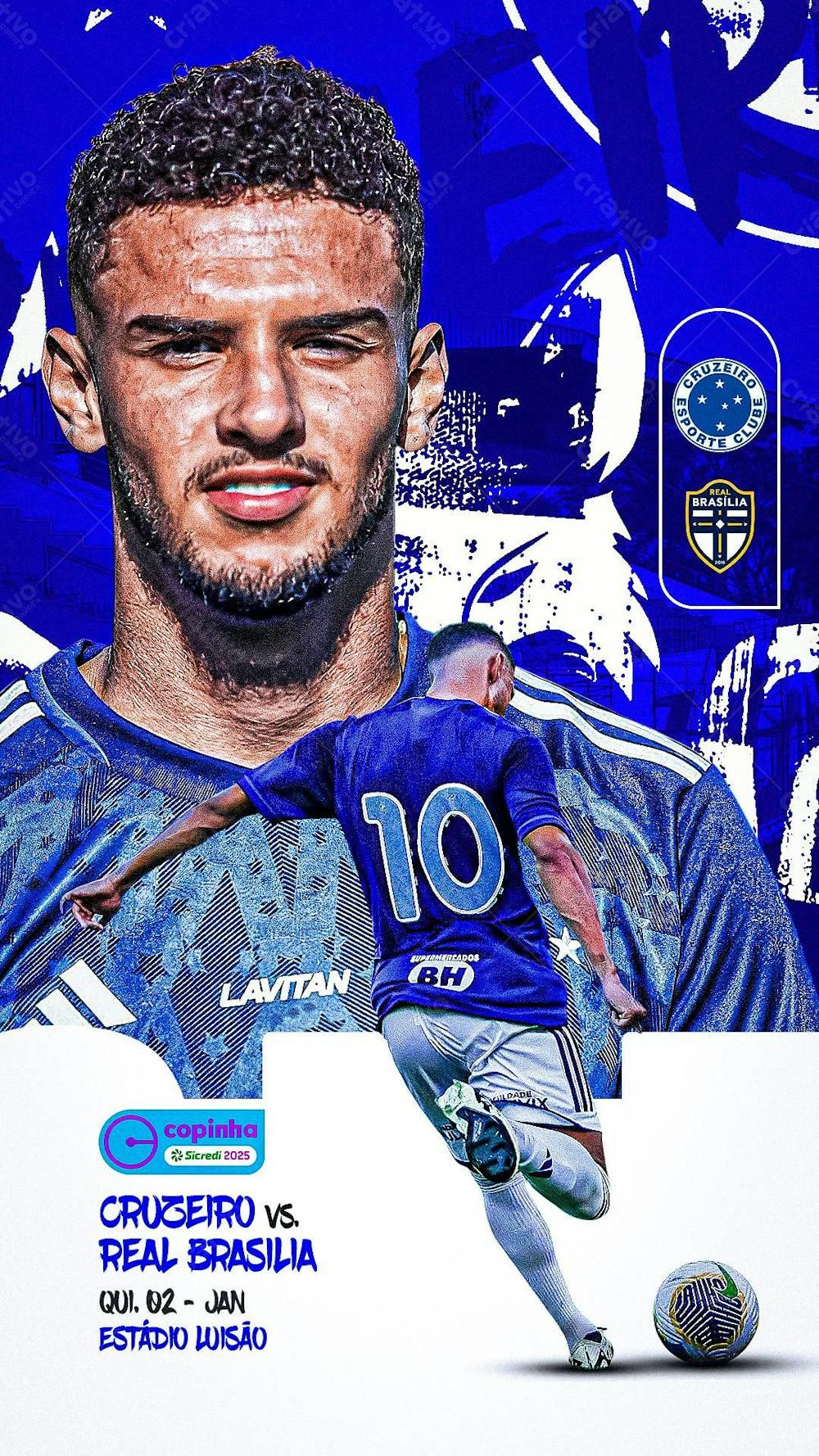 Flyer Matchday Gui Meira Cruzeiro Copinha