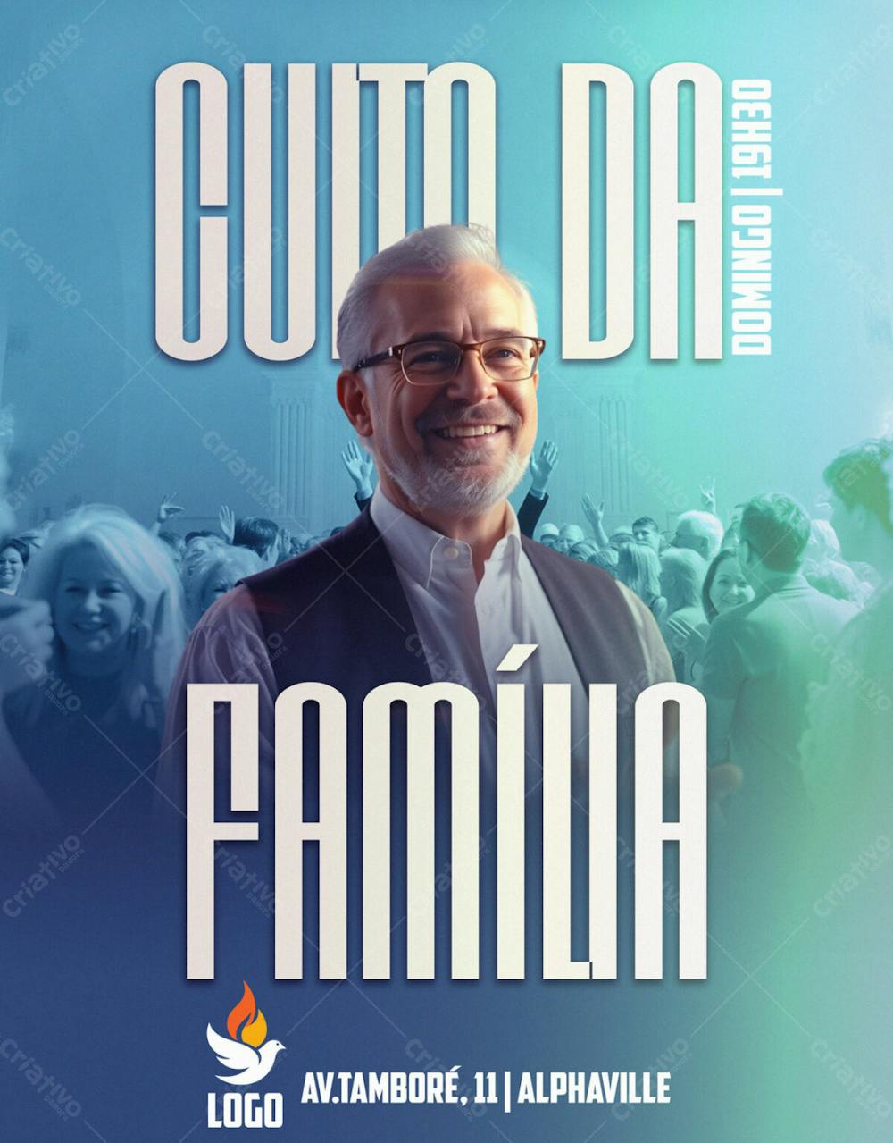 CARTAZ DE CULTO DA FAMILIA