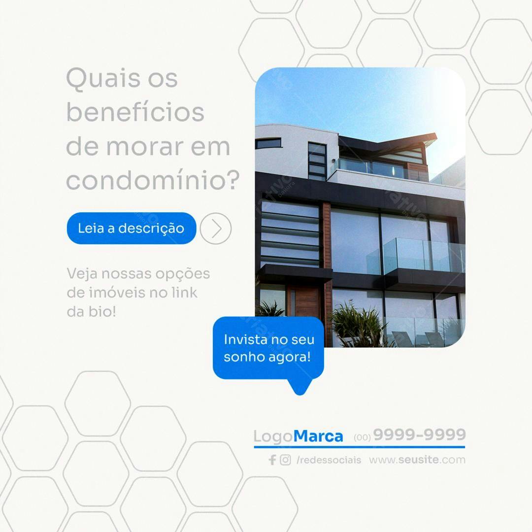 Postagem Instagram Imobiliária PSD Editável