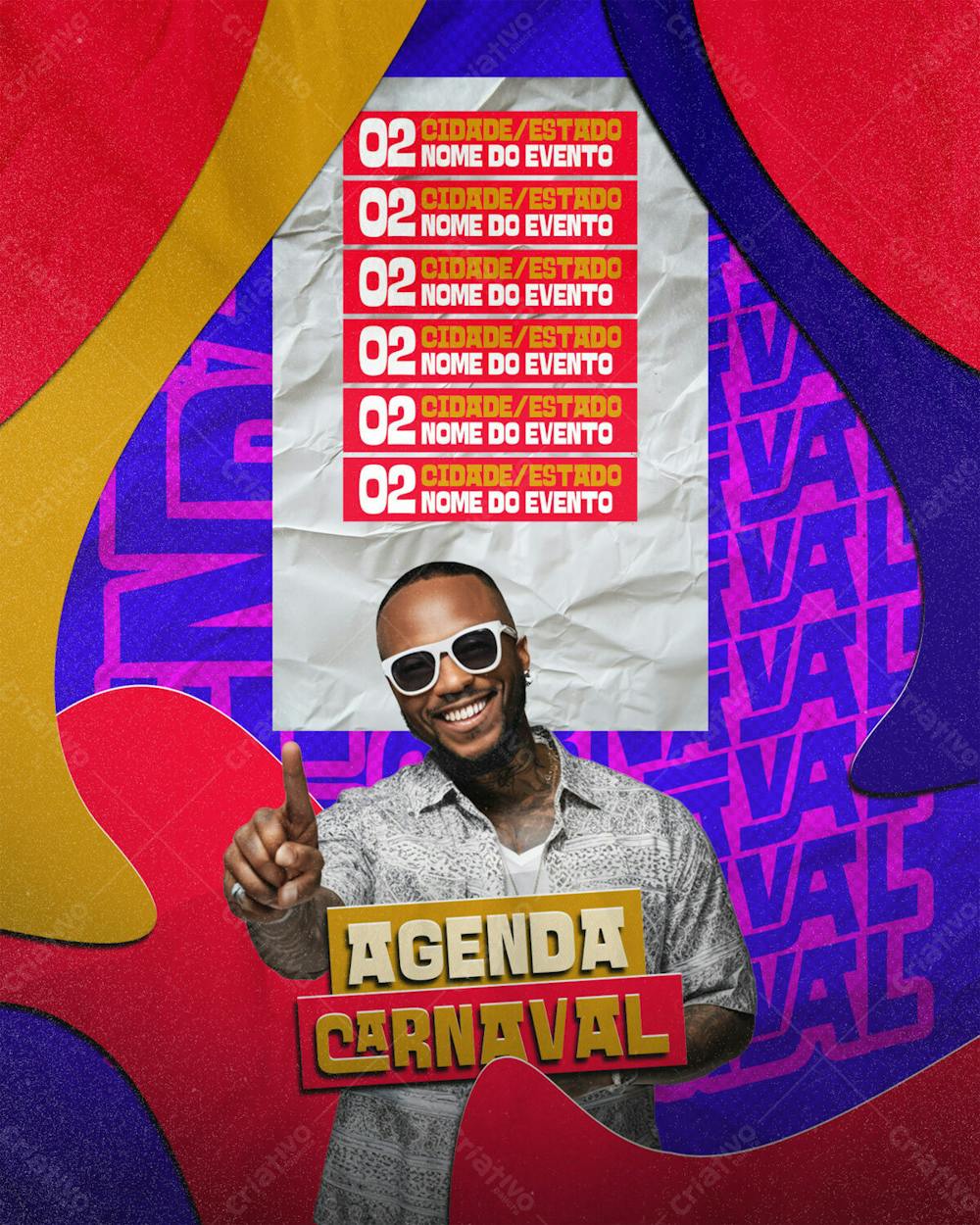 Flyer Agenda Carnaval 1 Feed