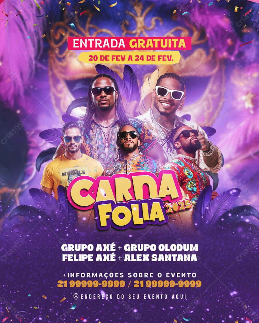 Flyer Evento Carna Folia 2025 Feed