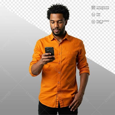Pessoa Usando Roupa Laranja 15