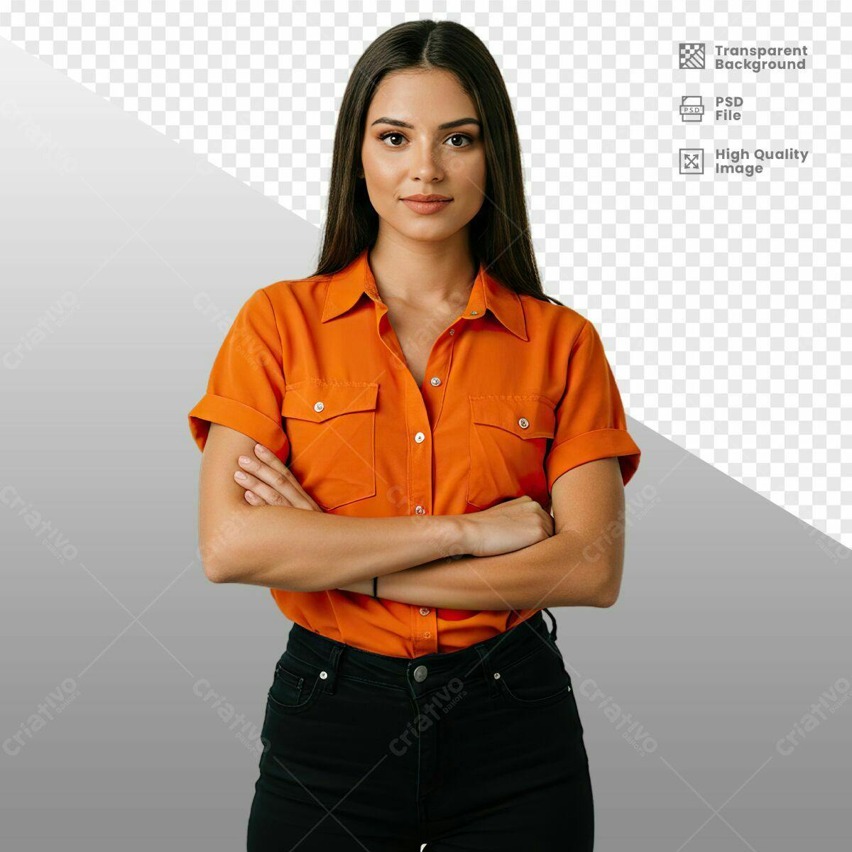 Imagem Corporativa Mulher PSD Editável