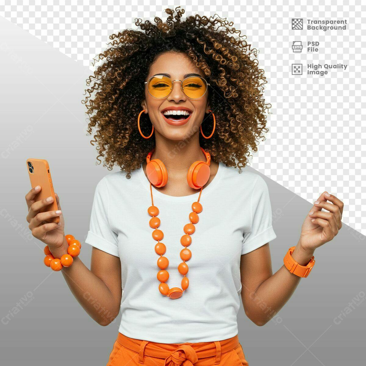 Modelo para Mockup de Celular PSD Editável