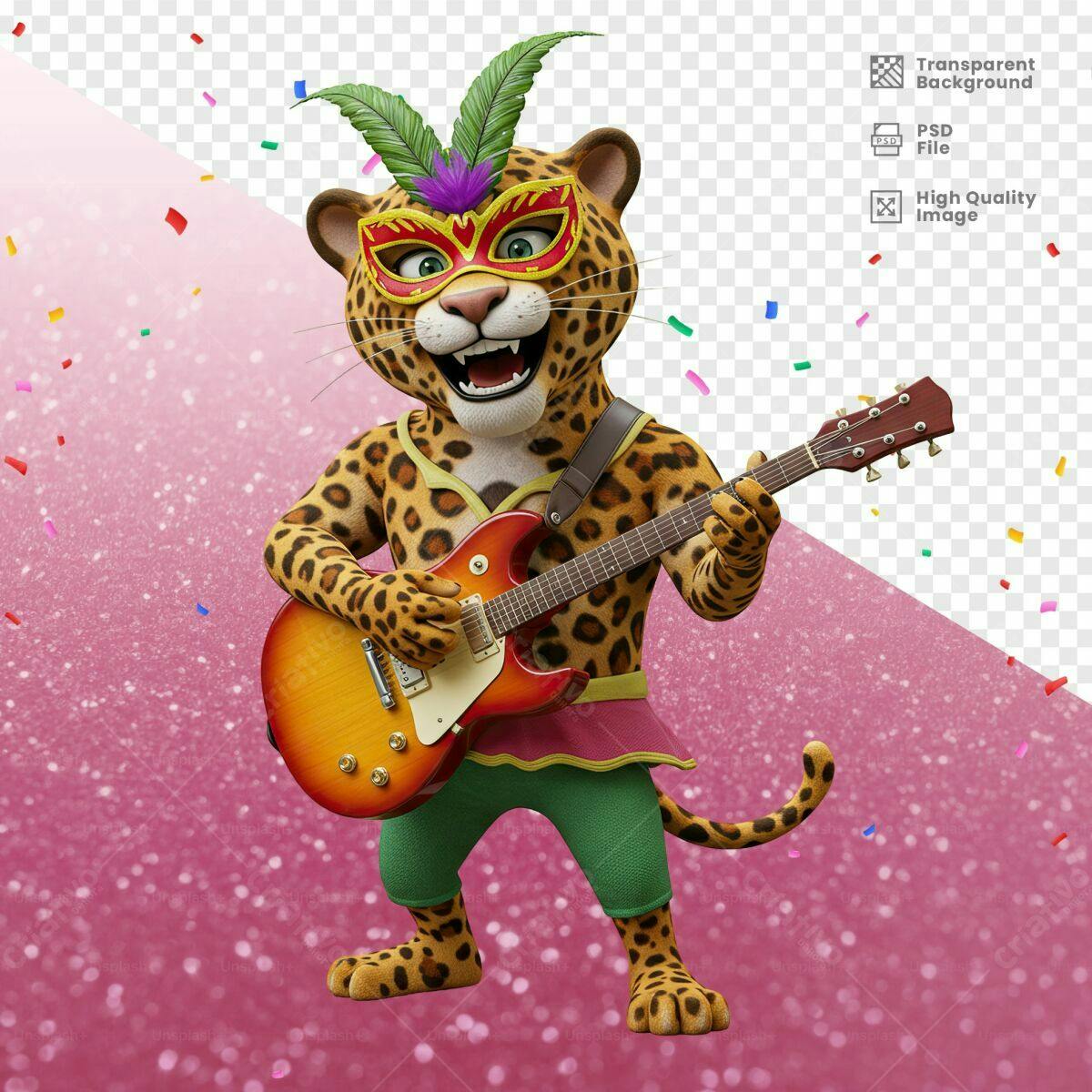 PSD Jaguares Carnavalesco para Festa PSD Editável