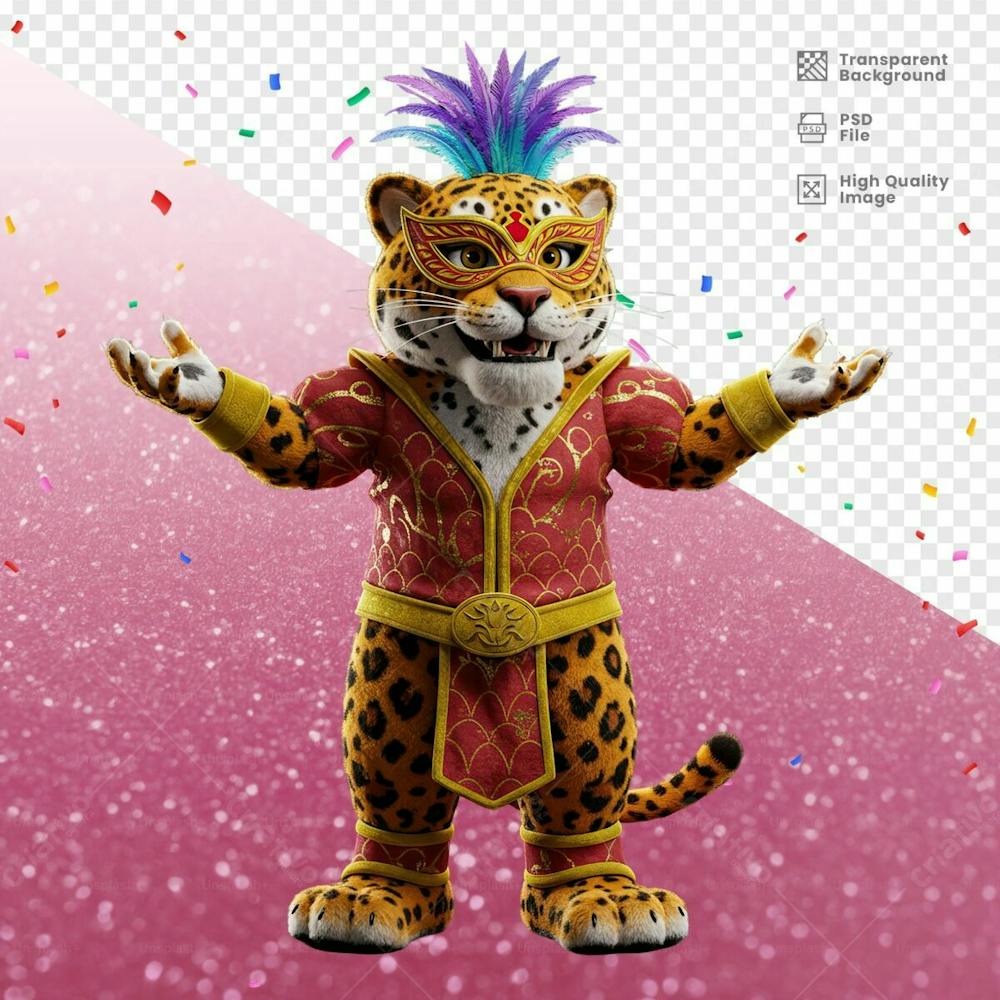 Mascote 3D Para Carnaval 31