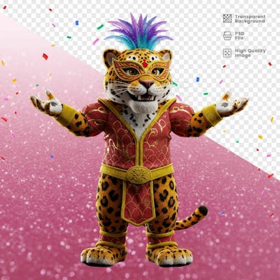 Mascote 3D Para Carnaval 31