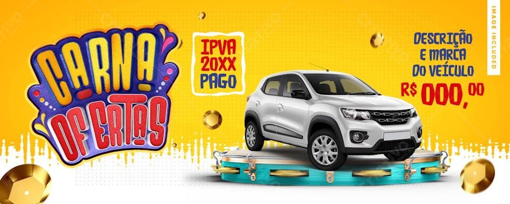 Social Media Banner Carna Ofertas Agencia De Veiculos Carrossel