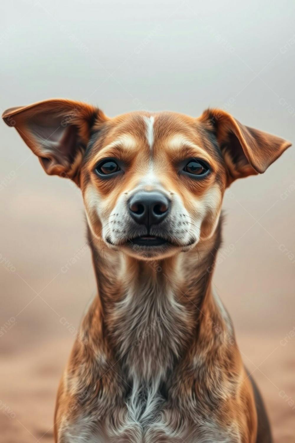 A Fullhd Photograph Of A Cute Pet, Showcasing Grace And Elegance, Features Refined Facial Features. The Image Is Captured With A Long Exposure, Creating A Soft Cinematic Haze. Colors Are Muted Earth Tones, Browns, A