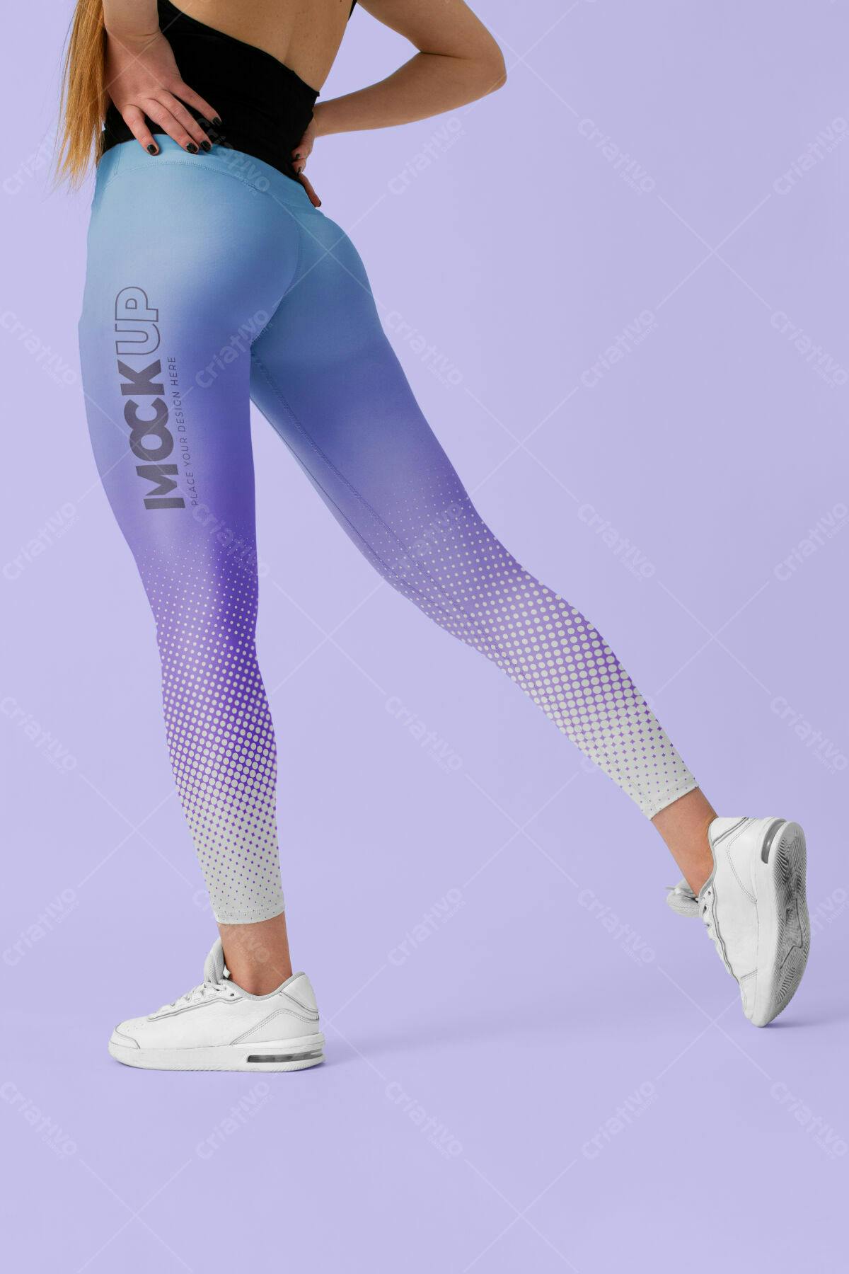 Mockup de Leggings para Academia PSD Editável