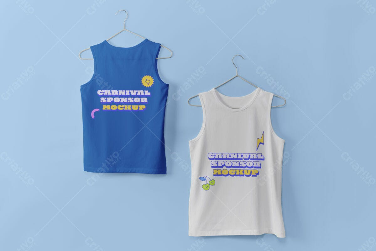 Mockup Regata Carnaval PSD Editável