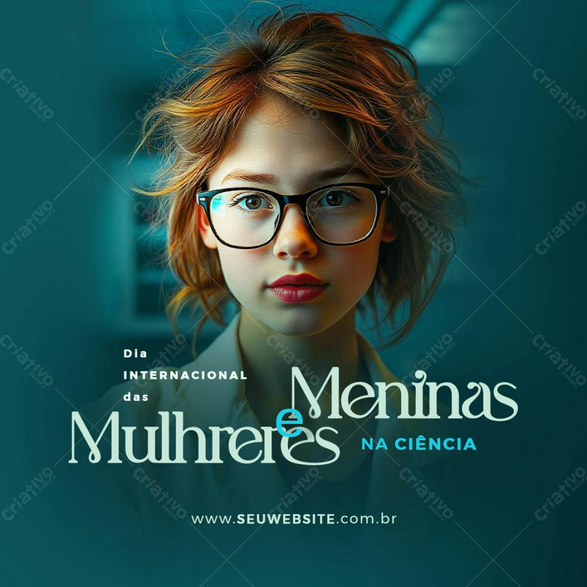 Postagem Dia Internacional da Mulher PSD Editável
