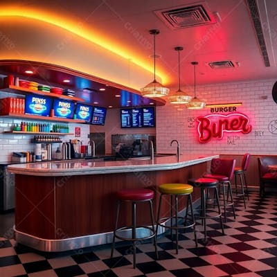 Imagem De Um Balcão De Um Restaurante, Pizzaria, Lanchonete E Hamurgueria Png Gratis Free