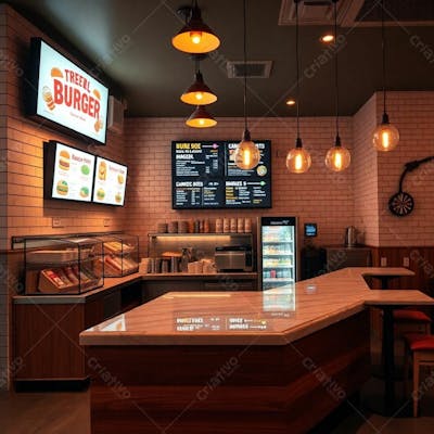 Imagem De Um Balcão De Um Restaurante, Pizzaria, Lanchonete E Hamurgueria Png Gratis Free