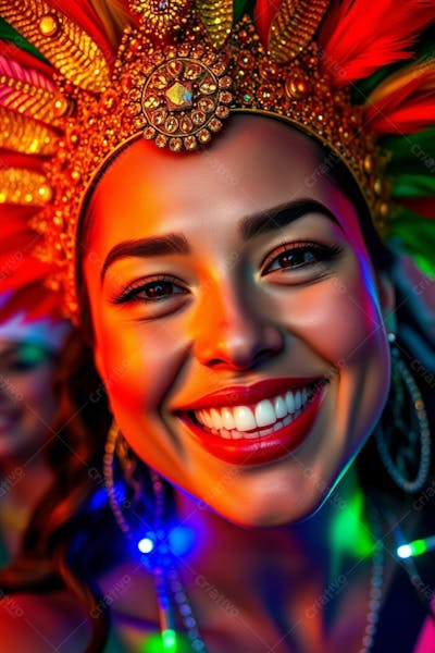 Musa Do Carnaval Mulher Feliz No Carnaval Imagem Em Png Fullhd 4K Gratis