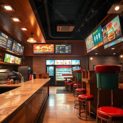 Imagem De Um Balcão De Um Restaurante, Pizzaria, Lanchonete E Hamurgueria Png Gratis Free