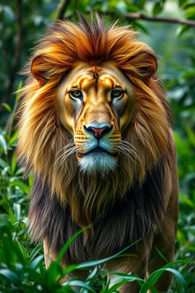 Foto Realista De Um Leão Na Selva Em Png Gratis Free 2025