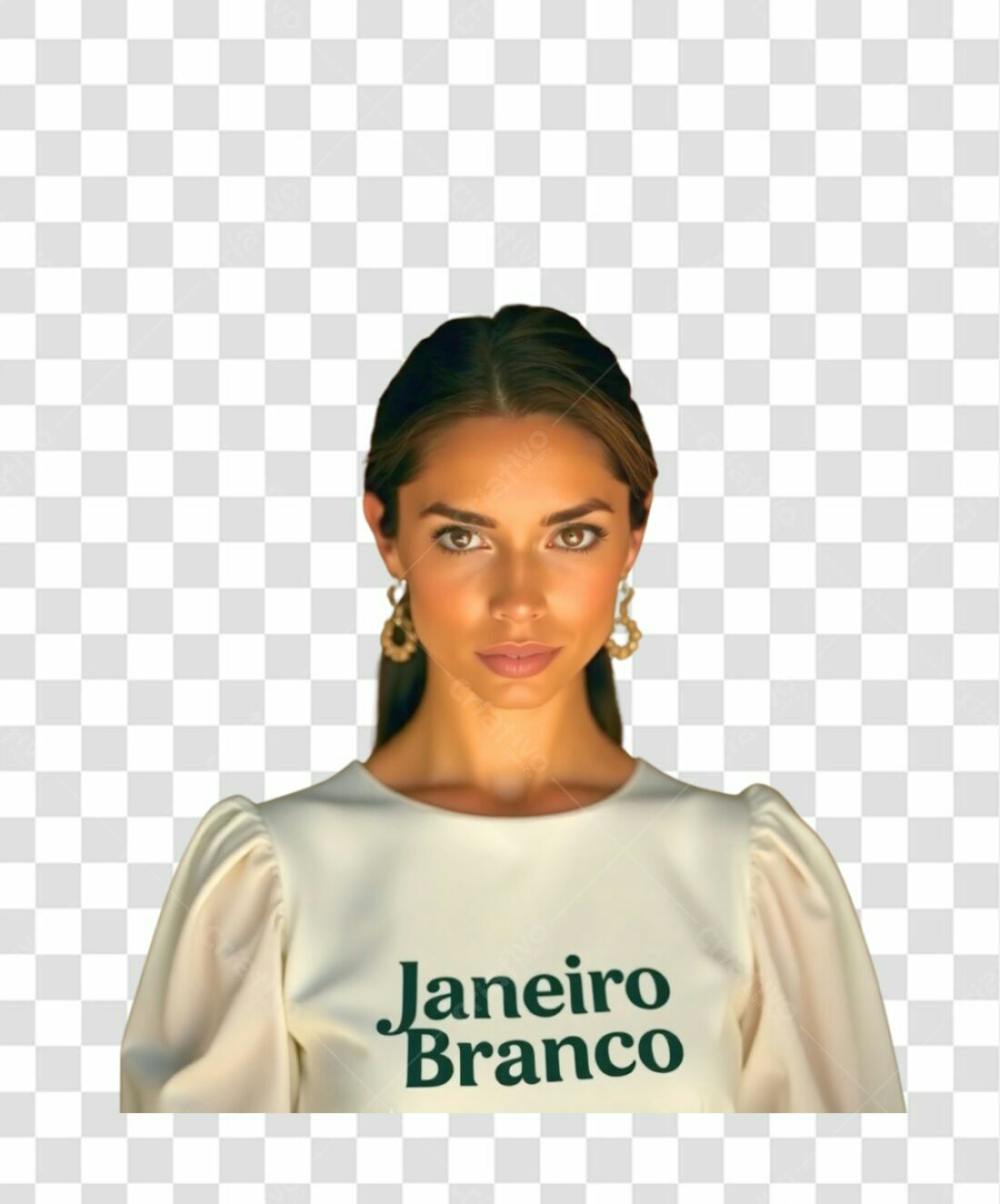 Mulher Com Roupa Branca Janeiro Branco Png Com Fundo Transparente