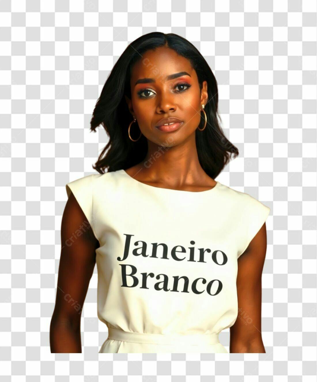 Imagem PNG com fundo transparente Modelo Janeiro Branco