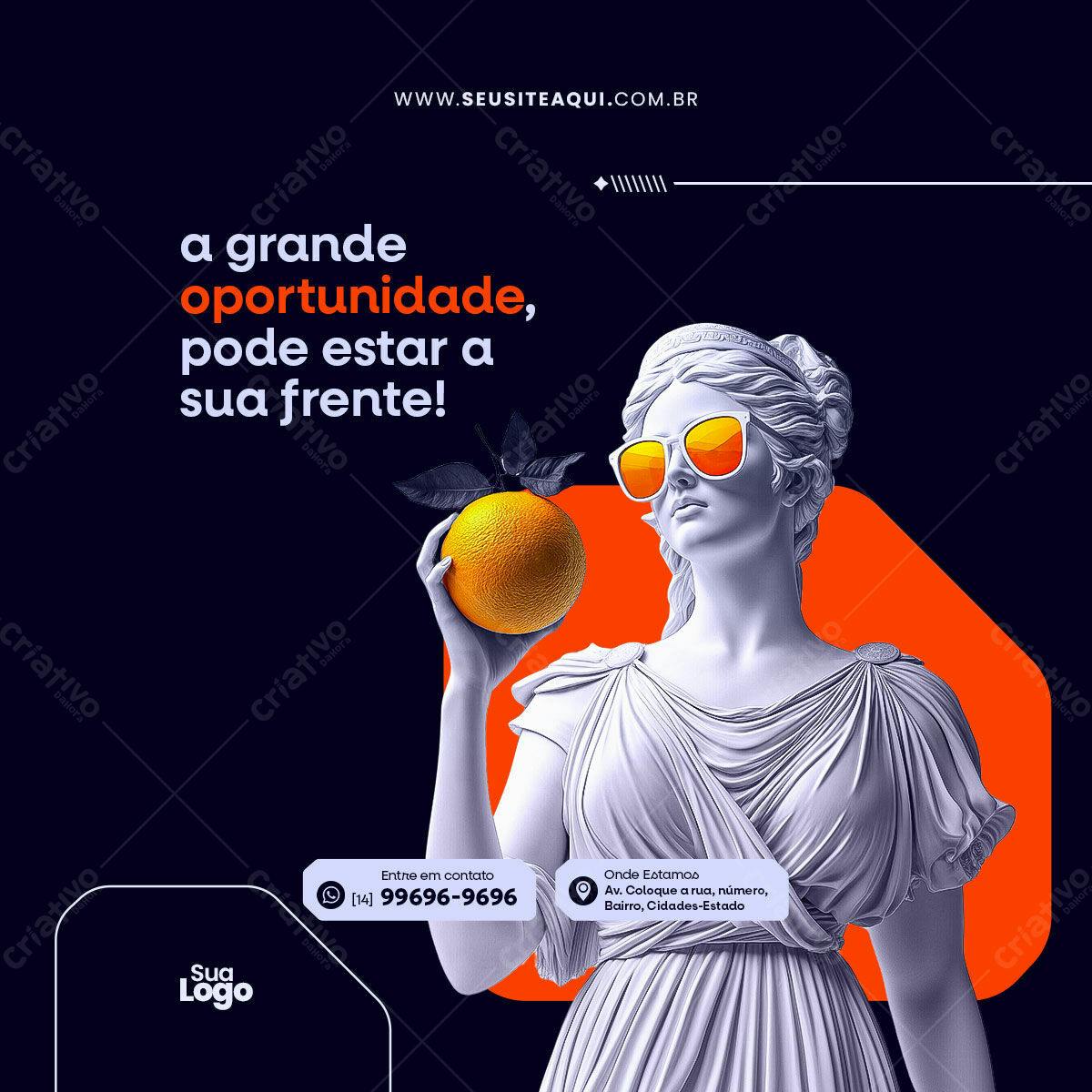 Post para Redes Sociais PSD Editável