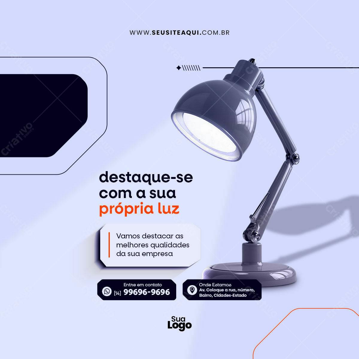 Post para Redes Sociais PSD Editável