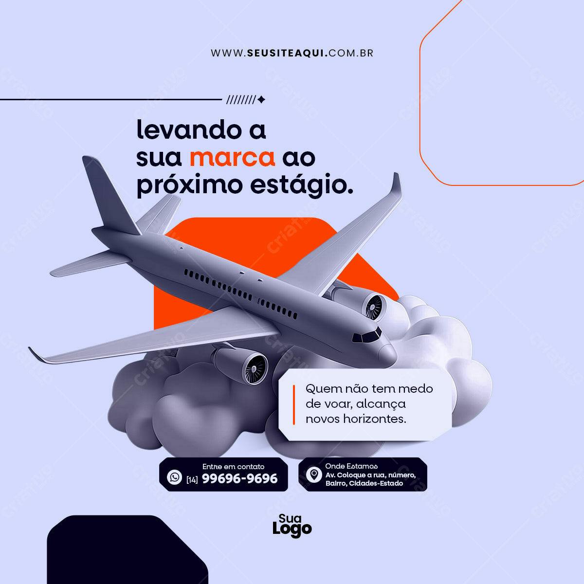 Post para Redes Sociais PSD Editável