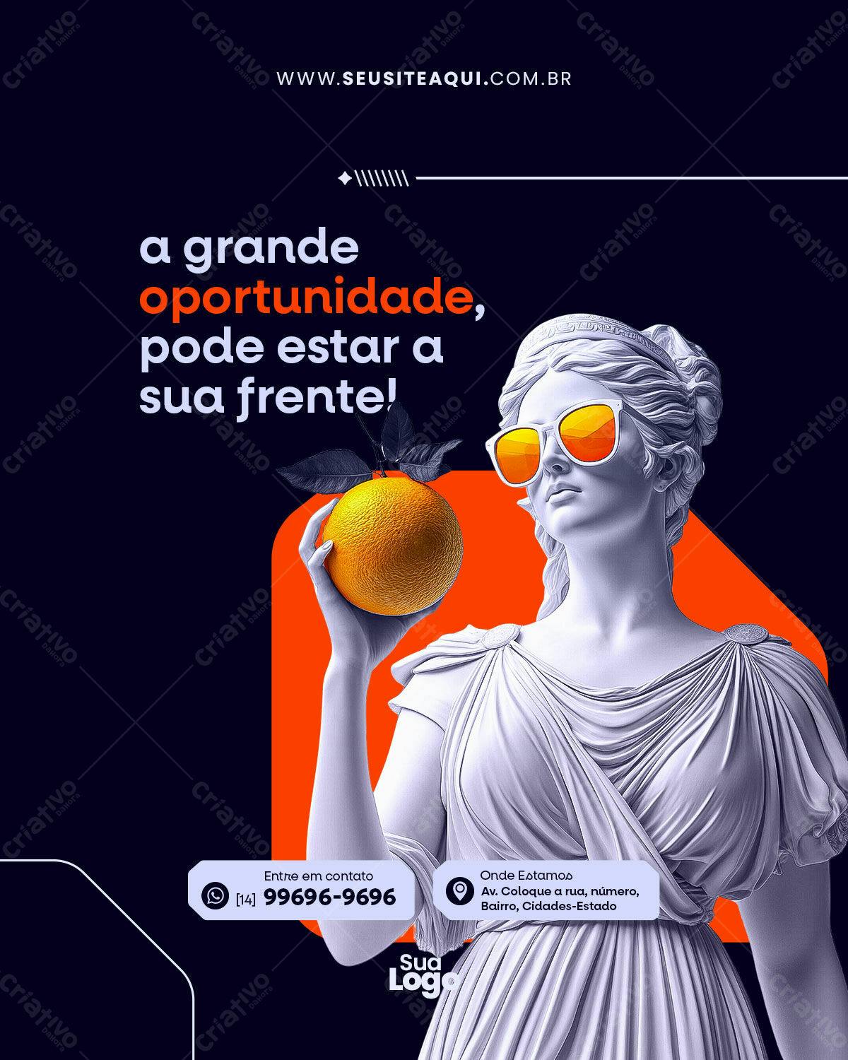 Flyer para Negócios PSD Editável