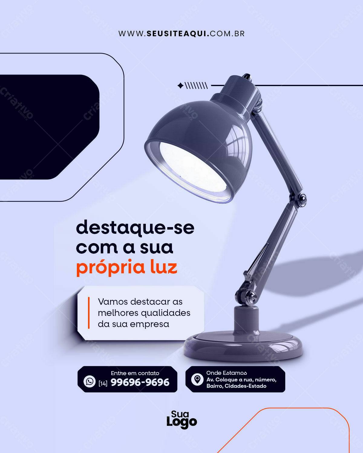 Post para Redes Sociais PSD Editável