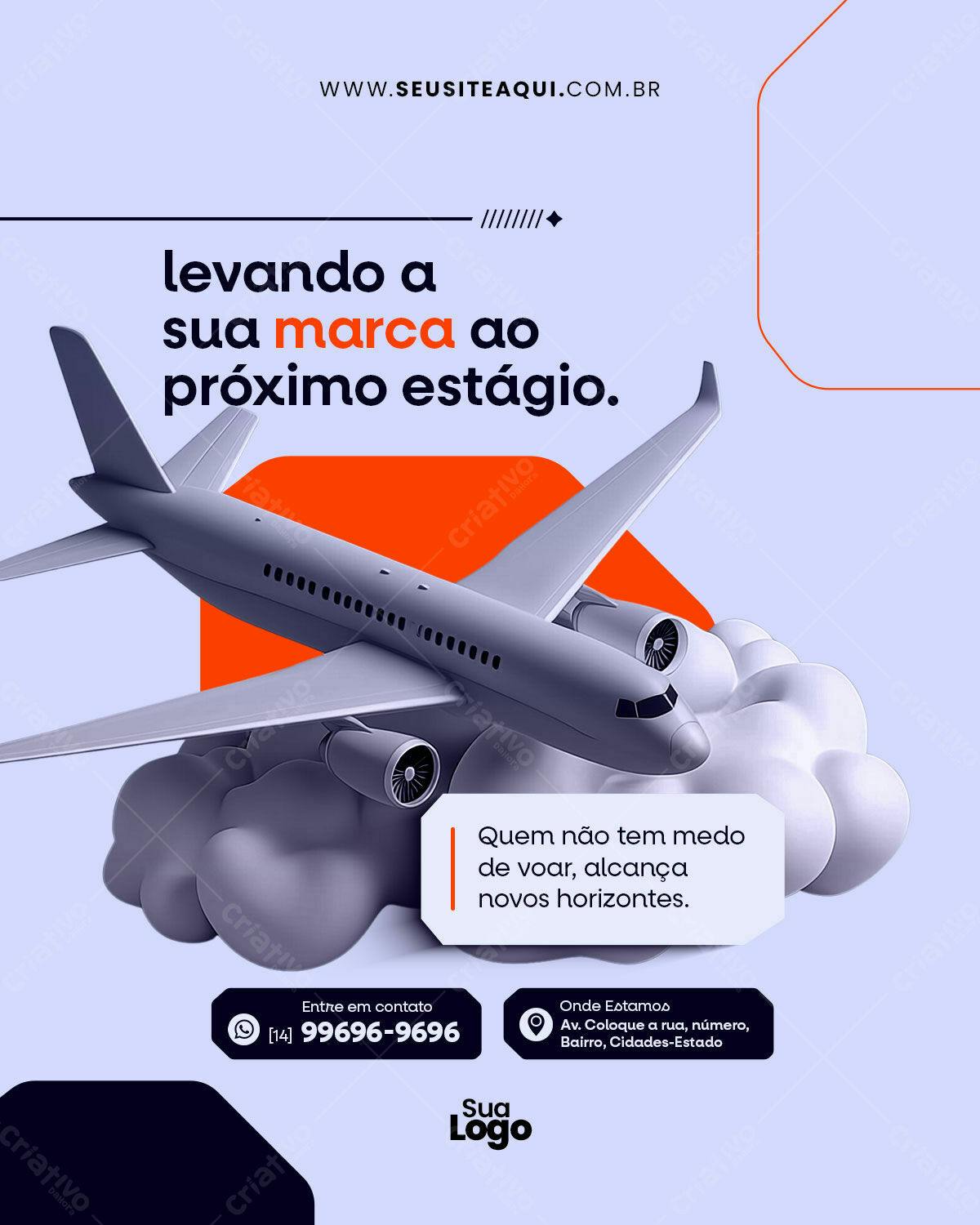 Postagem para Redes Sociais PSD Editável