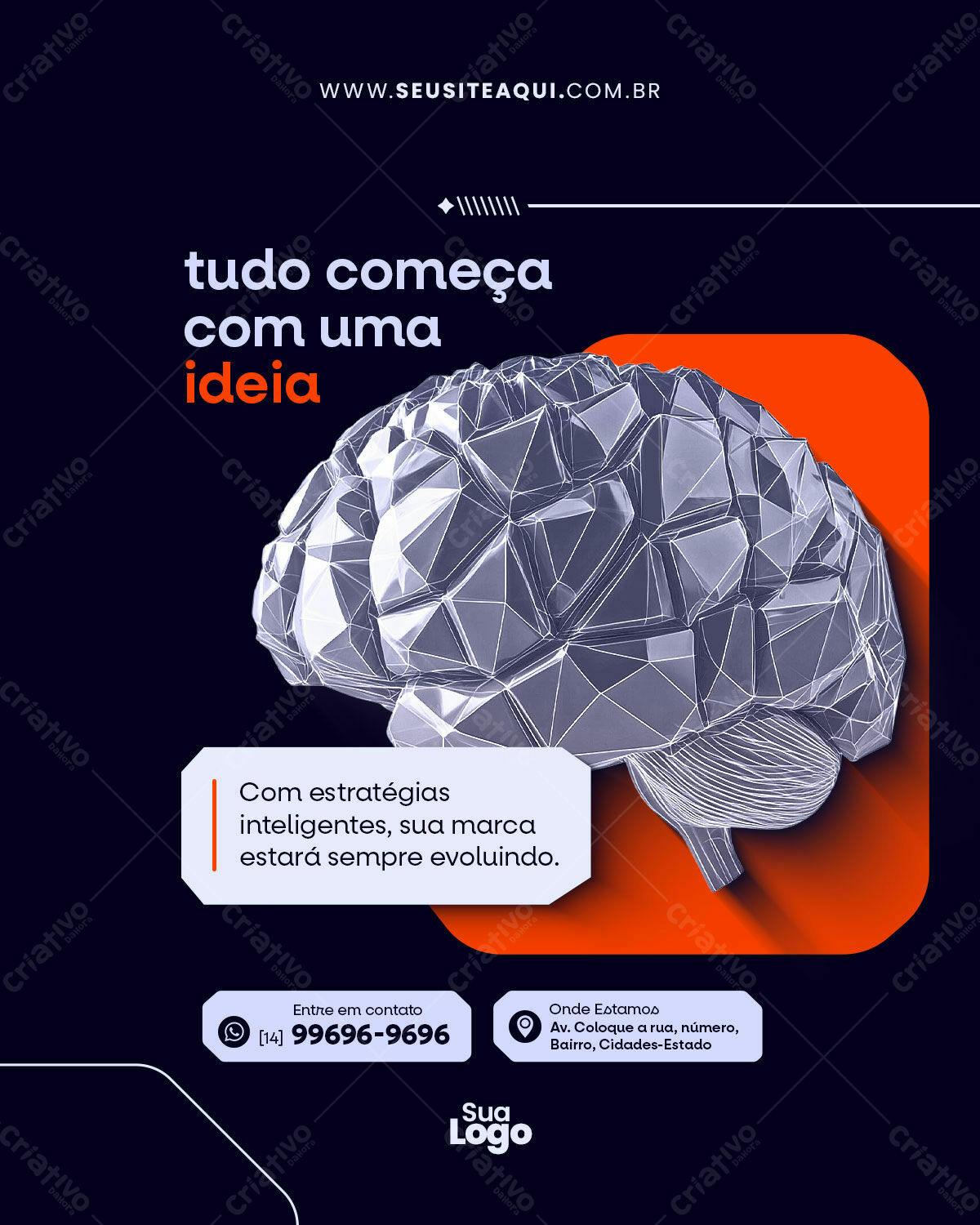 Postagem para Redes Sociais PSD Editável
