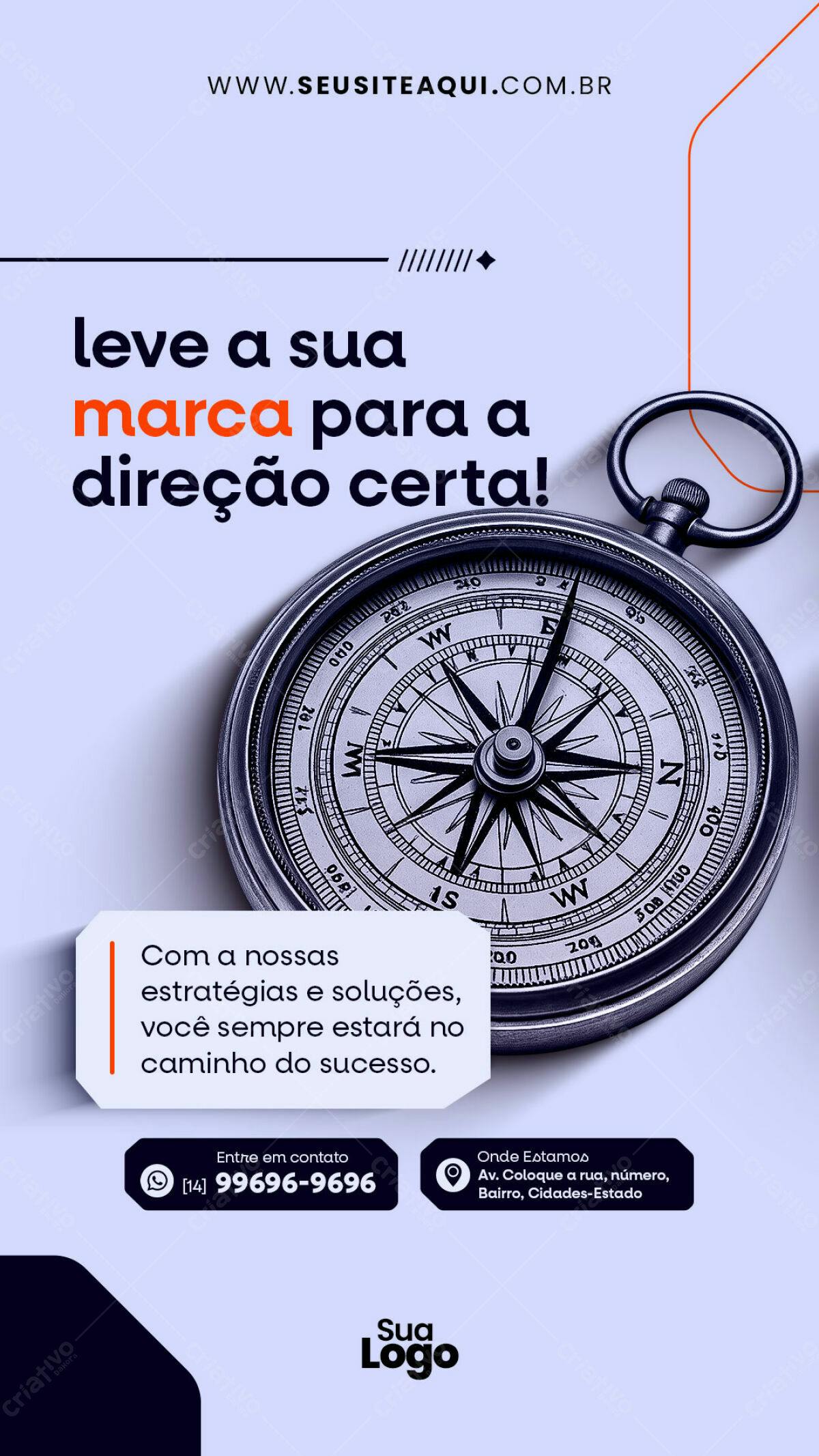 Flyer para Negócios PSD Editável